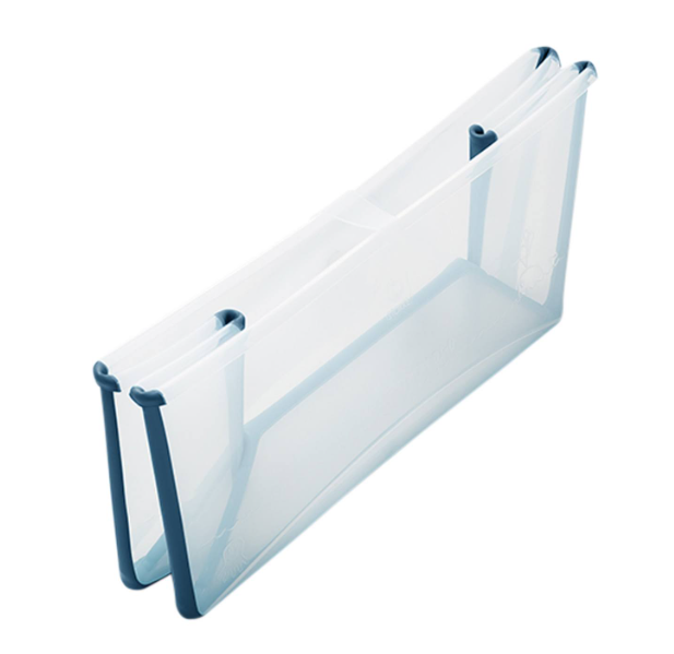 Baignoire XL-support Nouveau-né Flexi Bath transparent-bleu